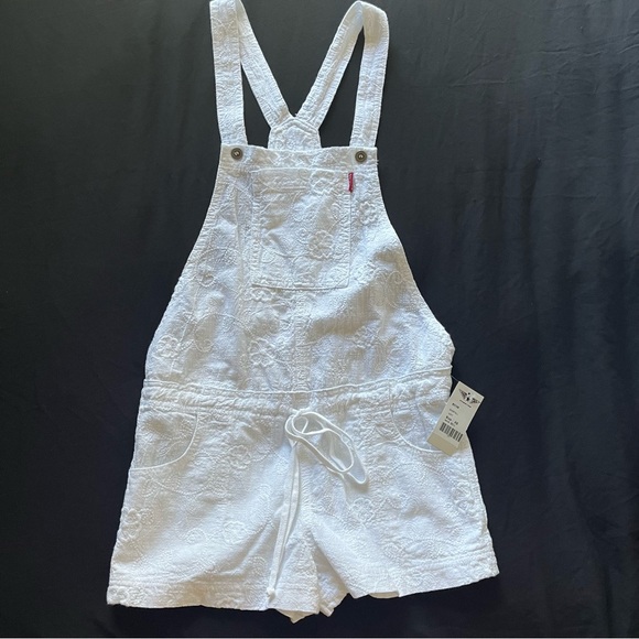 ⭐️HOST PICK🎉⭐️HARDTAIL EMBROIDERED CROSSHATCH SHORTALLS 🤍 - Picture 6 of 11